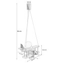 Lampa wisząca Samolot mały zielono-błękitny Hellux