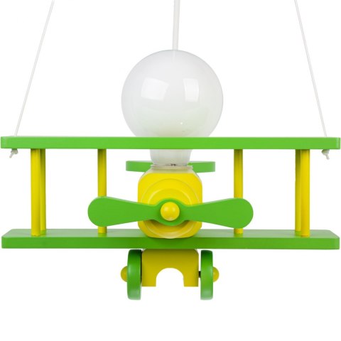 Lampa wisząca Samolot mały zielony Hellux