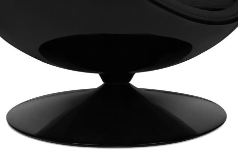 Fotel BALL BLACK czarny - włókno szklane, metal