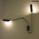 MOOSEE lampa ścienna TENTA czarna