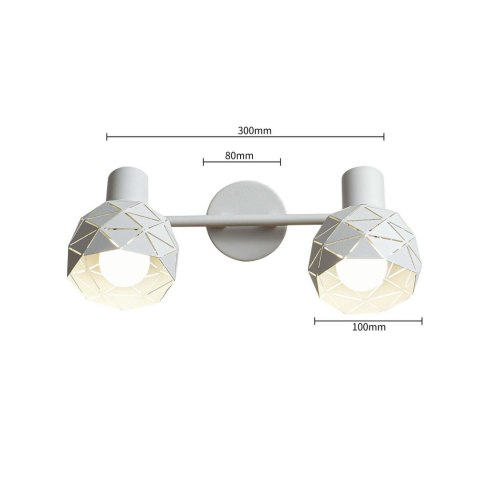 Light Prestige Spot Reus biały 2xE14