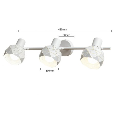 Light Prestige Spot Reus biały 3xE14
