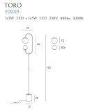 LAMPA PODŁOGOWA TORO