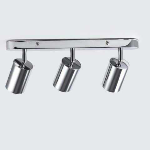 Light Prestige Zestaw reflektorów spot Belize chrom IP44 3xGU10