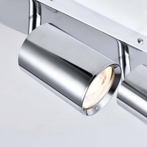 Light Prestige Zestaw reflektorów spot Belize chrom IP44 3xGU10