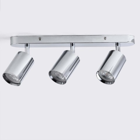 Light Prestige Zestaw reflektorów spot Belize chrom IP44 3xGU10