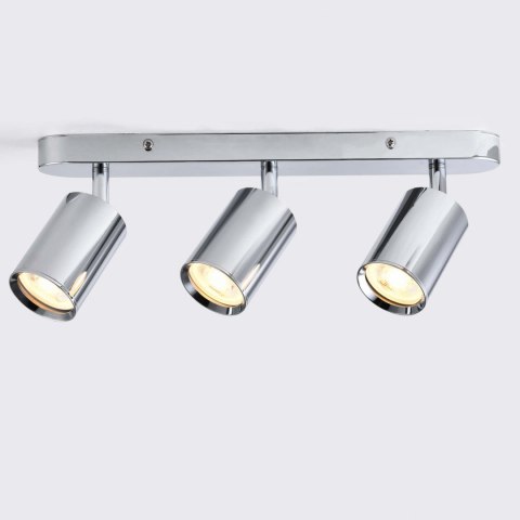 Light Prestige Zestaw reflektorów spot Belize chrom IP44 3xGU10
