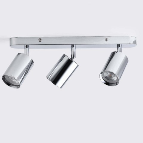 Light Prestige Zestaw reflektorów spot Belize chrom IP44 3xGU10