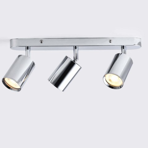 Light Prestige Zestaw reflektorów spot Belize chrom IP44 3xGU10
