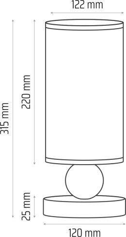 Lampa nocna Bolla butelkowa zieleń Hellux