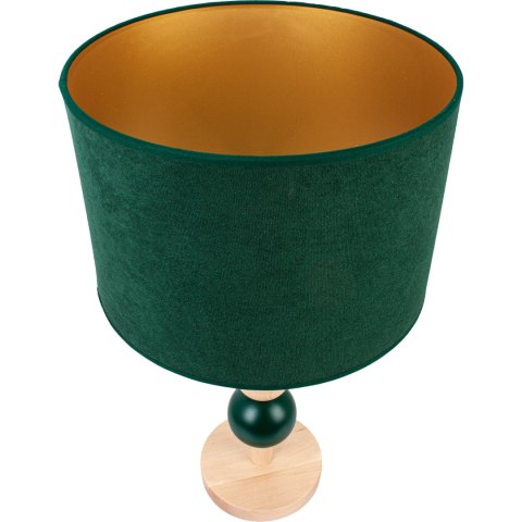 Lampa stołowa Bolla butelkowa zieleń Hellux