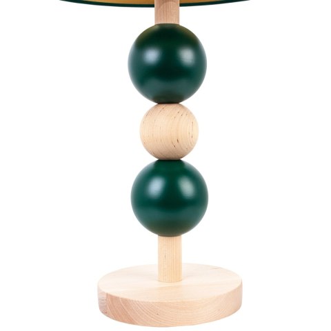 Lampa stołowa Bolla butelkowa zieleń Hellux