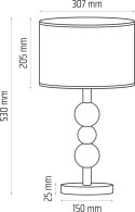 Lampa stołowa Bolla butelkowa zieleń Hellux