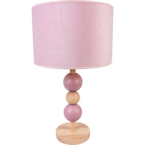 Lampa stołowa Bolla pudrowy róż Hellux