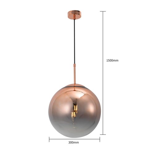 Light Prestige Lampa wisząca Palla miedziana 1xE14