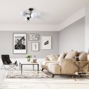Light Prestige Lampa wisząca Roma 4 czarna 4xE14