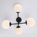 Light Prestige Lampa wisząca Roma 4 czarna 4xE14