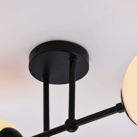 Light Prestige Lampa wisząca Roma 4 czarna 4xE14