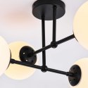 Light Prestige Lampa wisząca Roma 4 czarna 4xE14