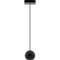 Lampa wisząca czarna Balli Kule 1pł Hellux