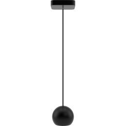 Lampa wisząca czarna Balli Kule 1pł Hellux