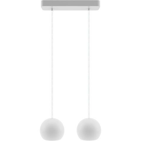 Lampa wisząca biała Balli Kule 2pł Hellux