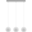 Lampa wisząca biała Balli Kule 3pł Hellux