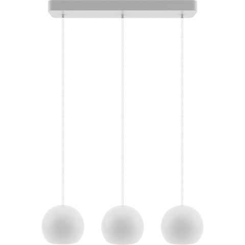 Lampa wisząca biała Balli Kule 3pł Hellux