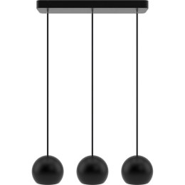 Lampa wisząca czarna Balli Kule 3pł Hellux