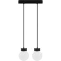 Lampa wisząca Barrel-Orb Kula 2pł czarny Hellux