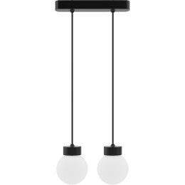 Lampa wisząca Barrel-Orb Kula 2pł czarny Hellux