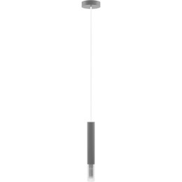 Lampa wisząca Madera2 klosz 1 pł szary Hellux