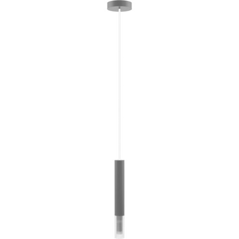 Lampa wisząca Madera2 klosz 1 pł szary Hellux