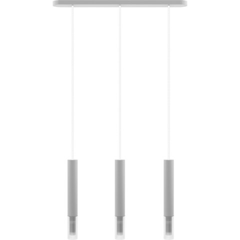 Lampa wisząca Madera2 klosz 3 pł biały Hellux