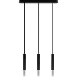 Lampa wisząca Madera2 Hexa 3pł klosz czarny Hellux