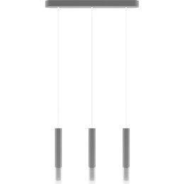 Lampa wisząca Madera2 Hexa 3pł klosz szary Hellux
