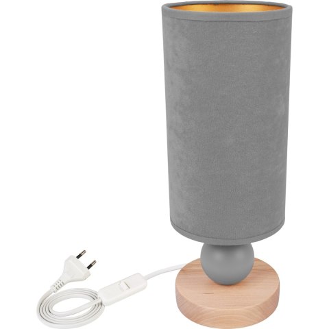 Lampa nocna Bolla szara Hellux