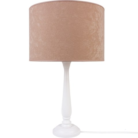 Lampa stołowa BERTA abażur beż Hellux