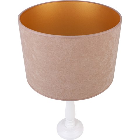 Lampa stołowa BERTA abażur beż Hellux