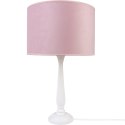 Lampa stołowa BERTA pudrowy róż Hellux