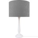 Lampa stołowa BERTA szara Hellux