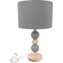 Lampa stołowa Bolla szara Hellux