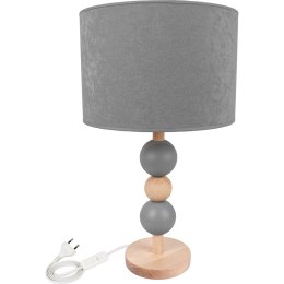 Lampa stołowa Bolla szara Hellux