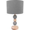 Lampa stołowa Bolla szara Hellux