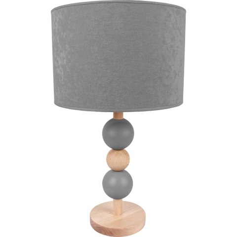 Lampa stołowa Bolla szara Hellux