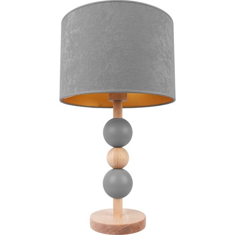 Lampa stołowa Bolla szara Hellux