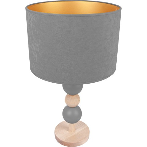 Lampa stołowa Bolla szara Hellux