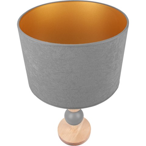 Lampa stołowa Bolla szara Hellux
