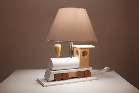 Lampa stołowa Lokomotywa biała Hellux