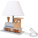 Lampa stołowa Lokomotywa szara Hellux